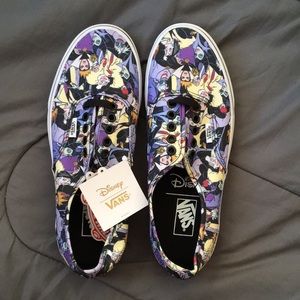 NWT Authentic Disney Multi-Villain Vans US Women 9
